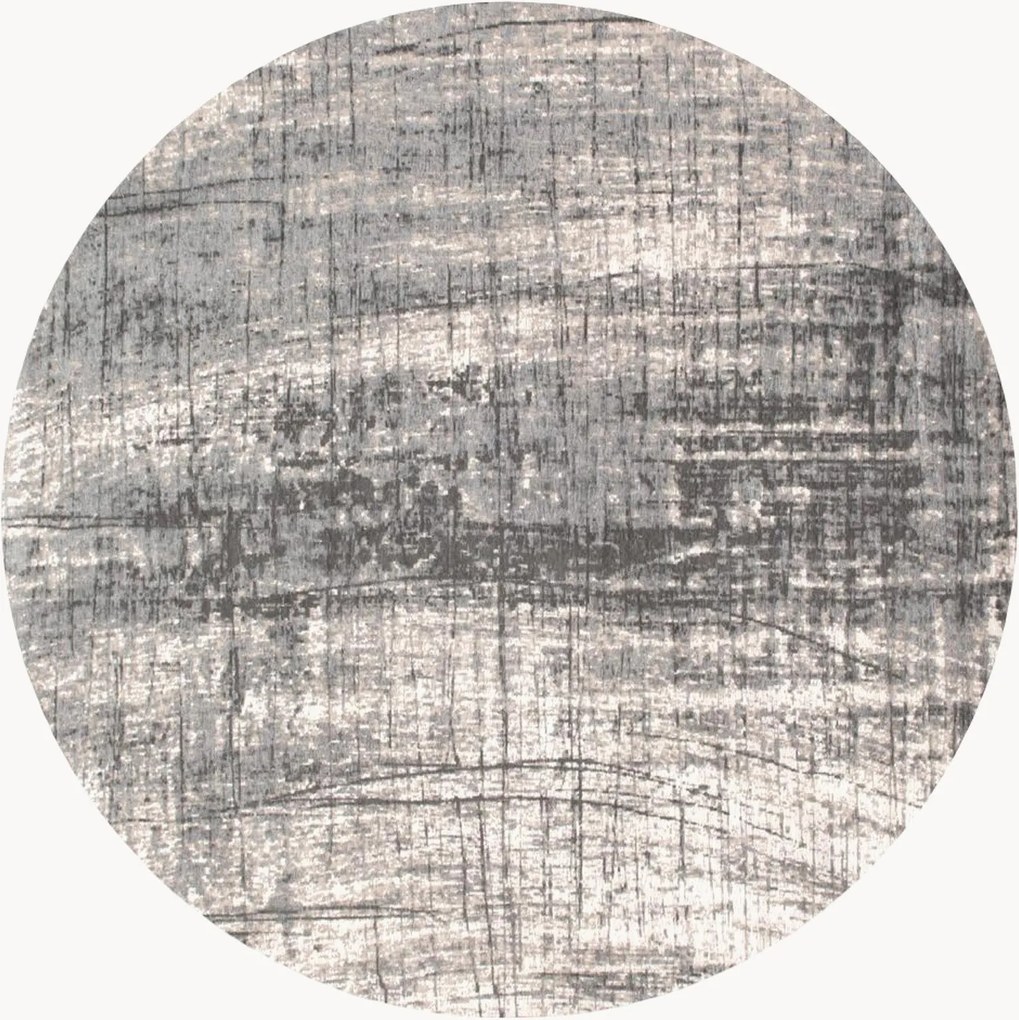 Wasbaar rond jacquard indoor & outdoor vloerkleed Griff