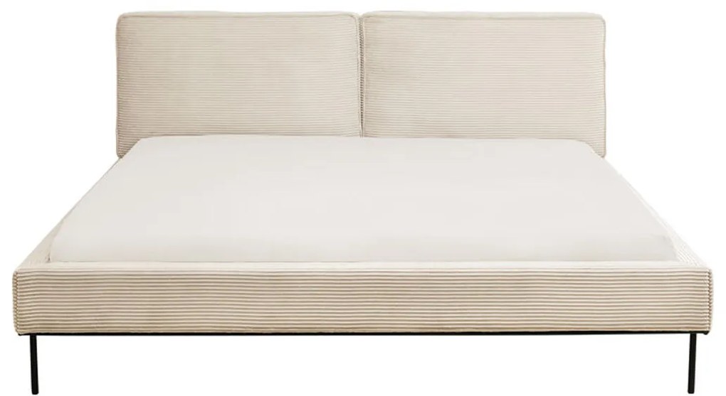 Kare Design East Side Gestoffeerd Bedframe Beige Stof 180 Cm