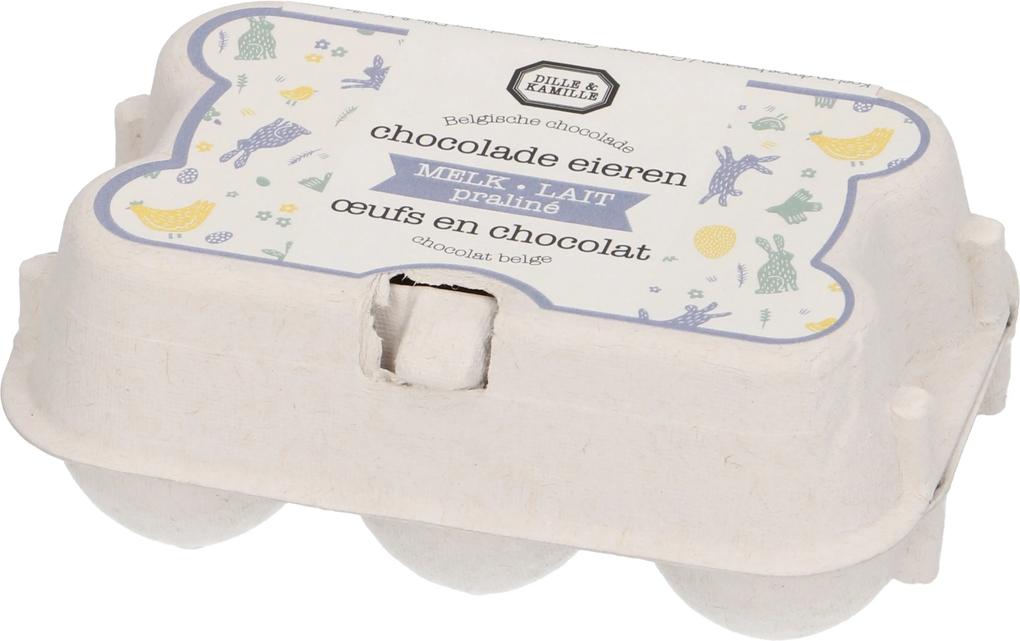 Chocolade eieren, melk praliné, 78 gram