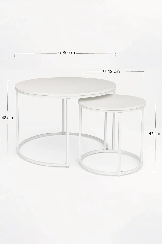 Set van 2 Renty Center-tafels