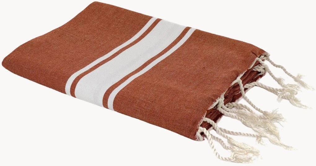 Handgeweven katoenen hamamdoek Riviera