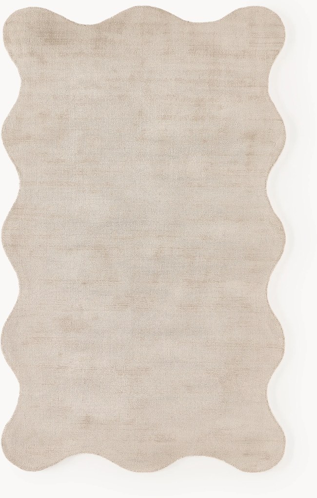 Handgeweven vloerkleed Wavy