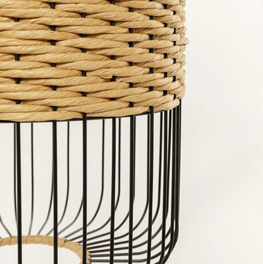 Rieten Eettafel Hanglamp