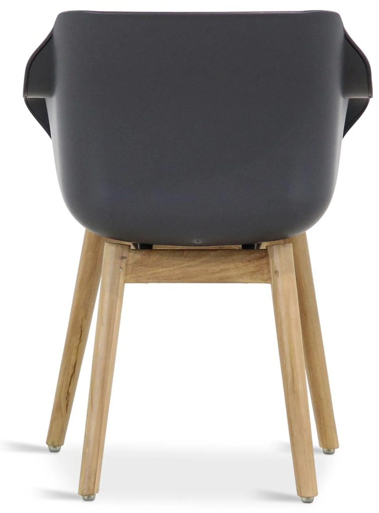 Tuinset Ronde Tuintafel 4 personen 120 cm Kunststof Grijs  Hartman Sophie