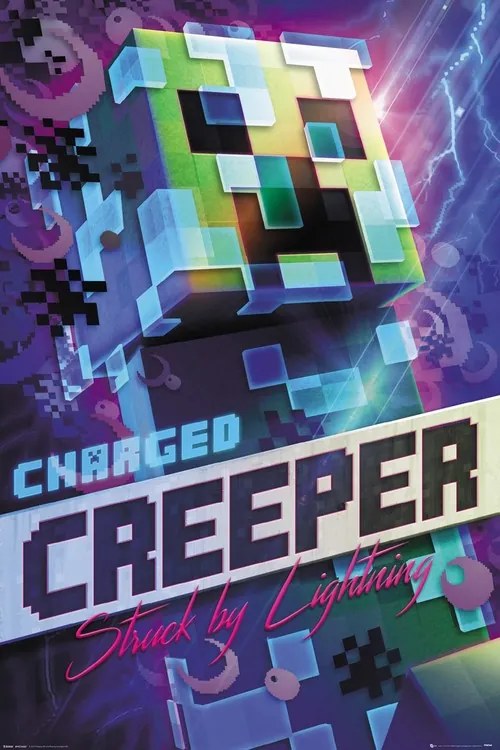 Poster Minecraft - Charged Creeper, (61 x 91.5 cm)