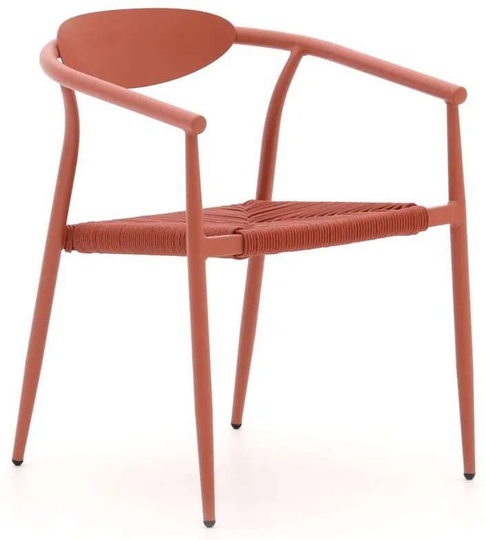 Dining tuinstoel | Manifesto  Cavone | Rope (touw) | Oranje | Stapelbaar | Kees Smit Tuinmeubelen
