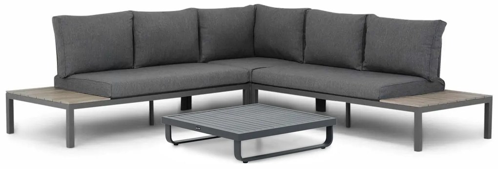 Hoek loungeset 5 personen Aluminium/polywood Grijs  Domani Furniture La Festa