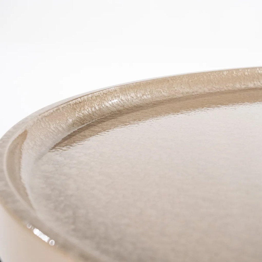 Beige Salontafel Rond 90 Cm - 90 X 90cm.