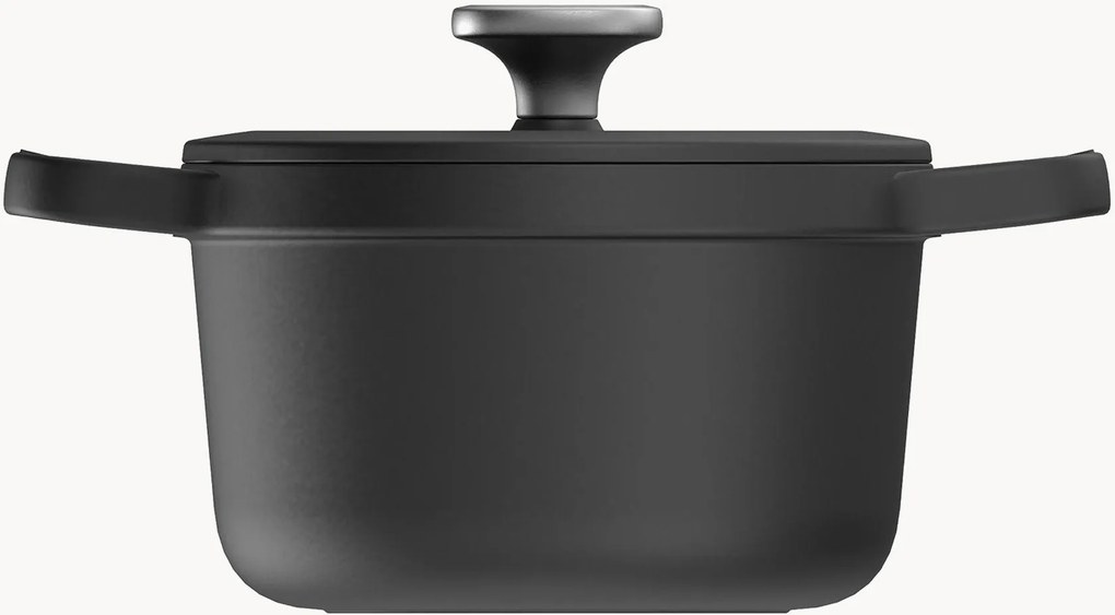 Kookpot Graphite van gietijzer met deksel