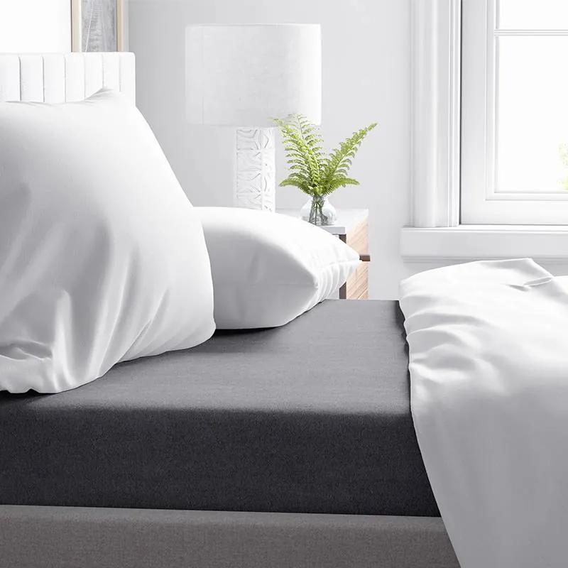 DreamHouse Bedding Verwarmend Laken Flanel - Antraciet 75 x 100 cm