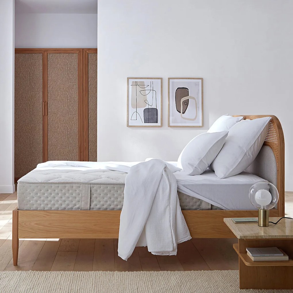 Origine-matras met 651 veren, 5 zones, stevige ondersteuning, zacht ligcomfort