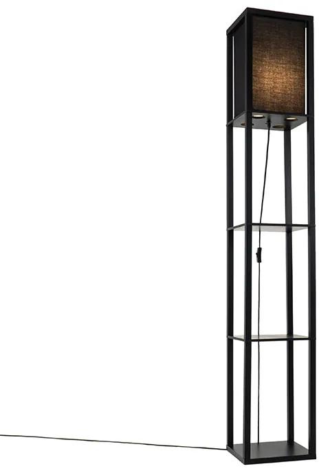 Moderne vloerlamp zwart - Stojan Modern E27 Binnenverlichting Lamp