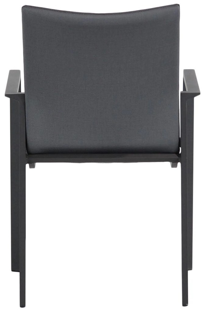 Tuinset Ronde Tuintafel 6 personen 150 cm Aluminium/textileen Grijs  Lifestyle Garden Furniture Rome/Livorno