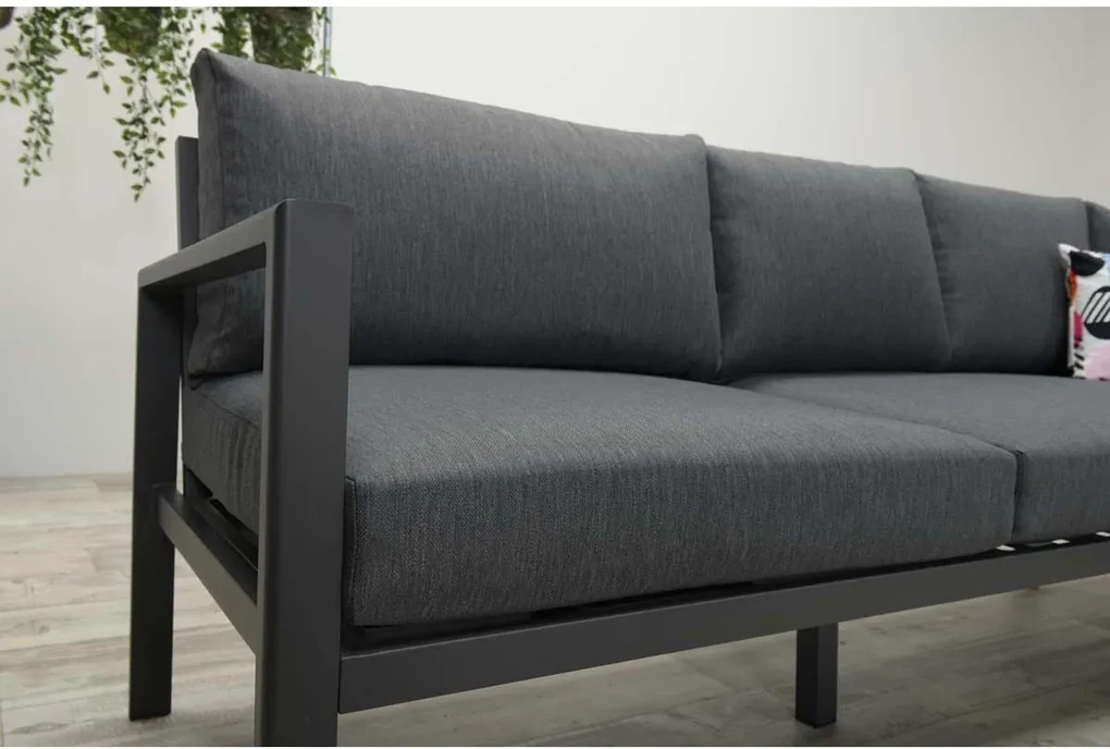 Garden Impressions Denver loungeset 4-delig - zwart