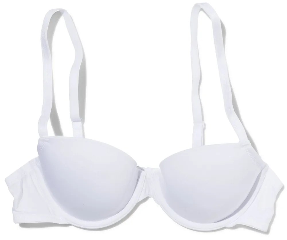 HEMA Voorgevormde Bh Met Beugel Recycled/micro Wit (wit)