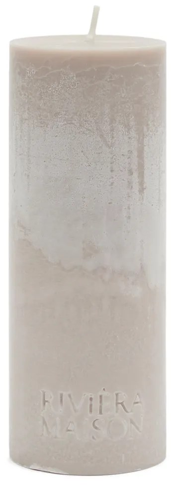 Rivièra Maison - Pillar Candle ECO flax 7x18 - Kleur: beige