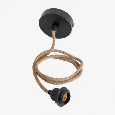 Kabel Voor Buitenplafondlamp Coyle Zwart - Sklum