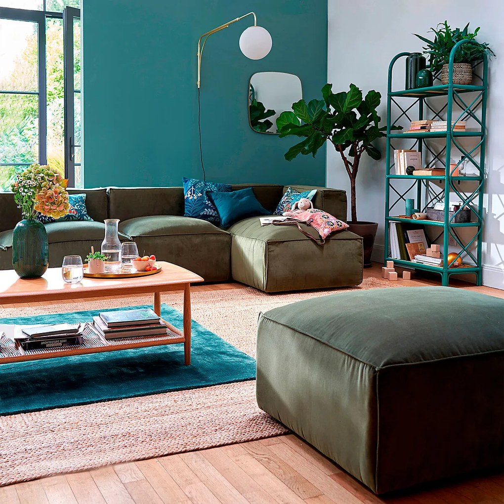 Wandlamp in messing en opaline glas, Moricio