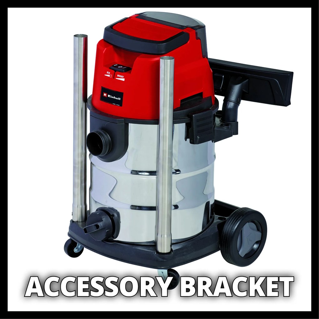 Einhell TE-VC 36/25 Li S Solo - Accu Nat-/Droogzuiger - Power X-Change - Excl. accu&lader