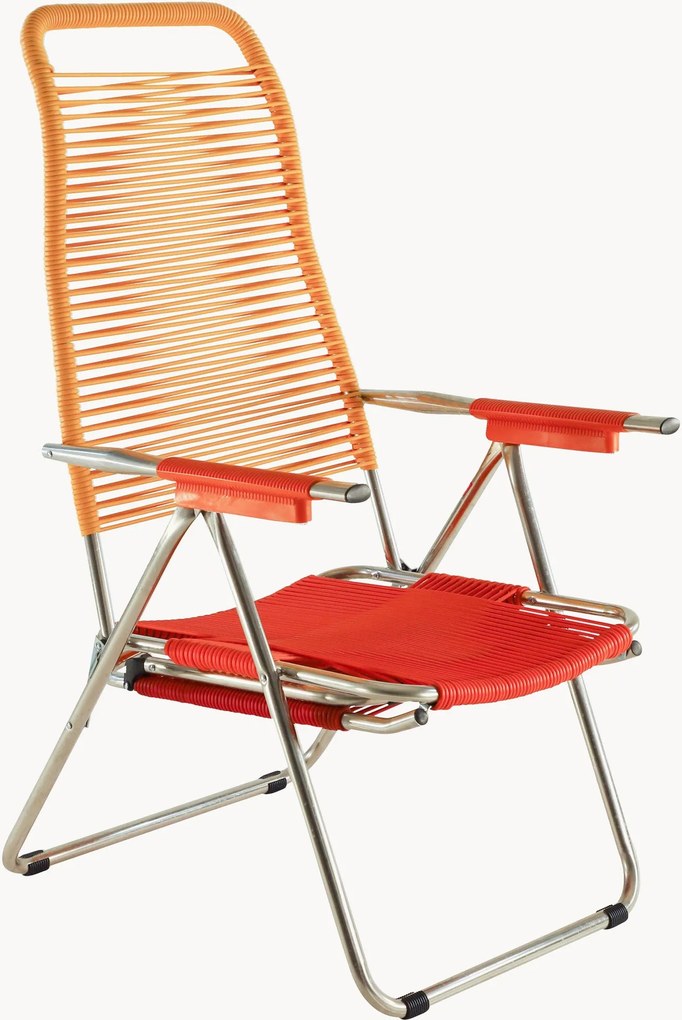 Handgemaakte tuin loungefauteuil Spaghetti, inklapbaar