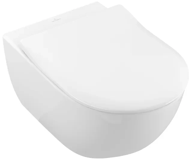 Villeroy & Boch Subway 2.0 wandcloset - directflush - slimseat zitting - softclose - quick release - CeramicPlus - glans wit 5614r2r1