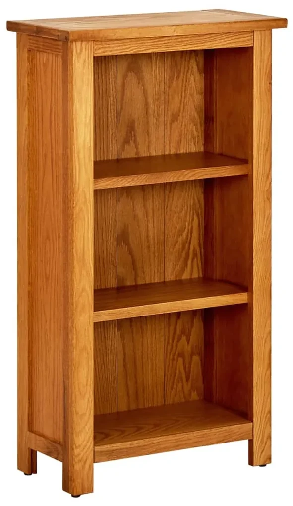 vidaXL Boekenkast 45x22,5x82 cm massief eikenhout