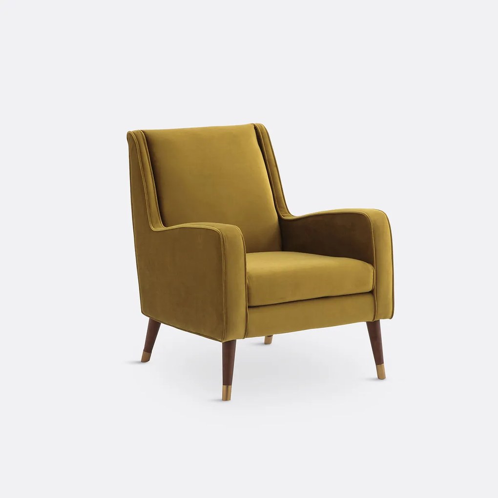 Fauteuil in fluweel, (Y)