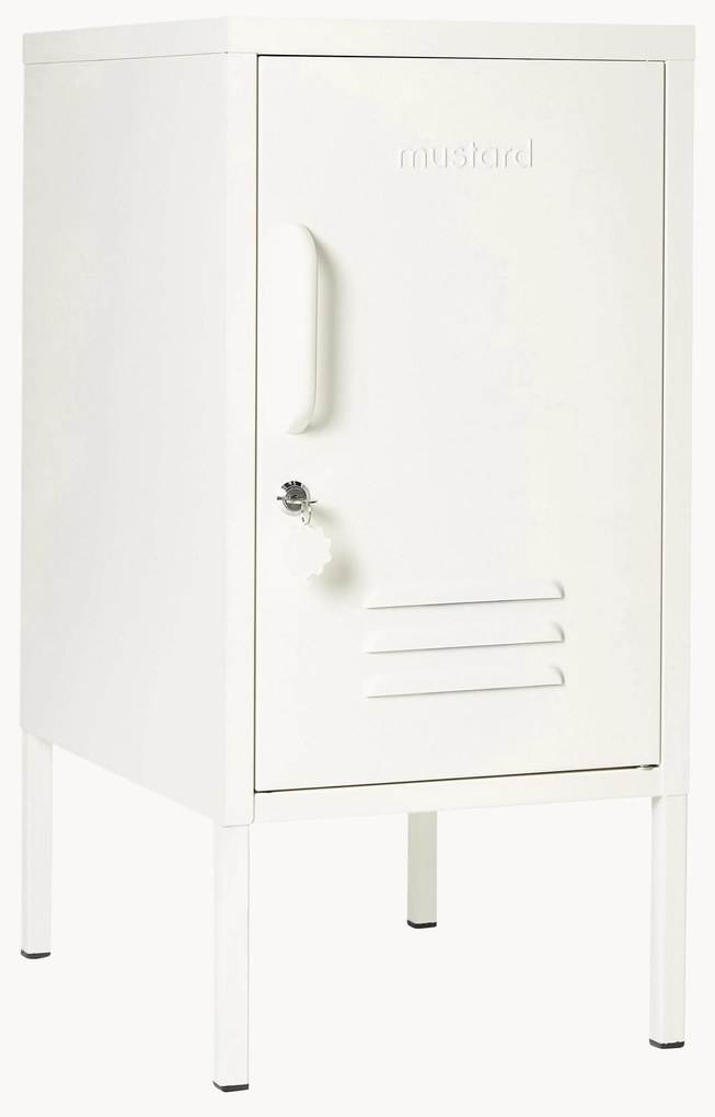 Metalen nachtkastje The Shorty, links- of rechtsdraaiend