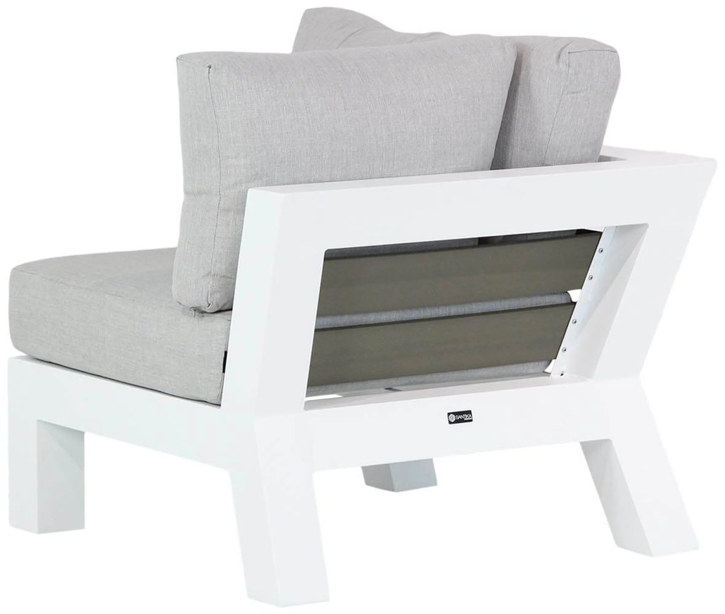 Loungeset tuin 6 personen Aluminium Wit Santika Furniture Santika Yovita