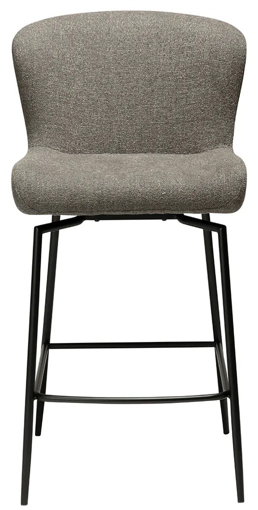 Dan-Form Glory Swivel Draaibare Barstoel Grijsbruin Boucle