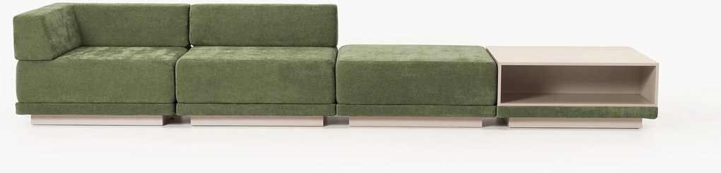 Modulaire bank Colin (4-zits) met salontafel & poef