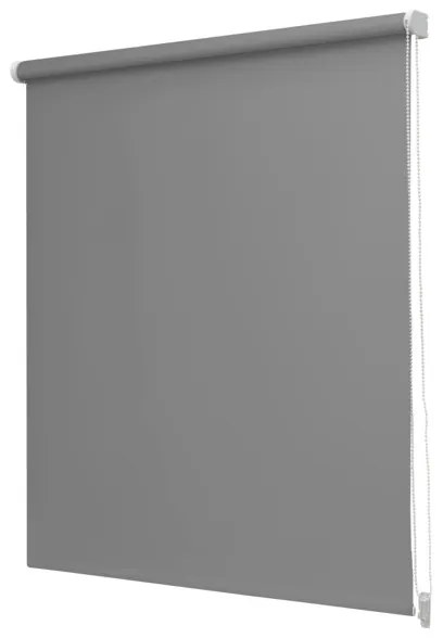 Intensions Rolgordijn 90x190x5cm lichtdoorlatend Polyester met kunststof raamwerk Donkergrijs 1187325