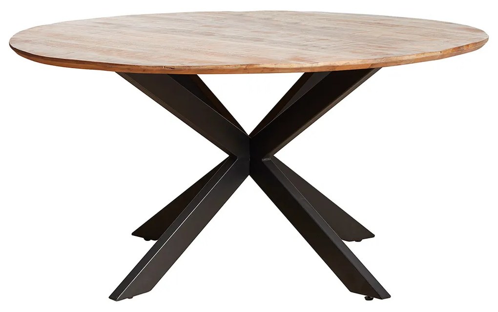 Starfurn Arlington Ronde Eettafel Mangohout 140 Cm