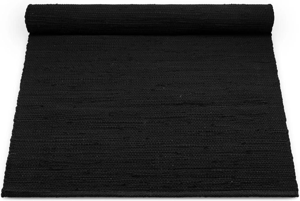 Rug Solid - Cotton Black - 140 x 200 - Vloerkleed