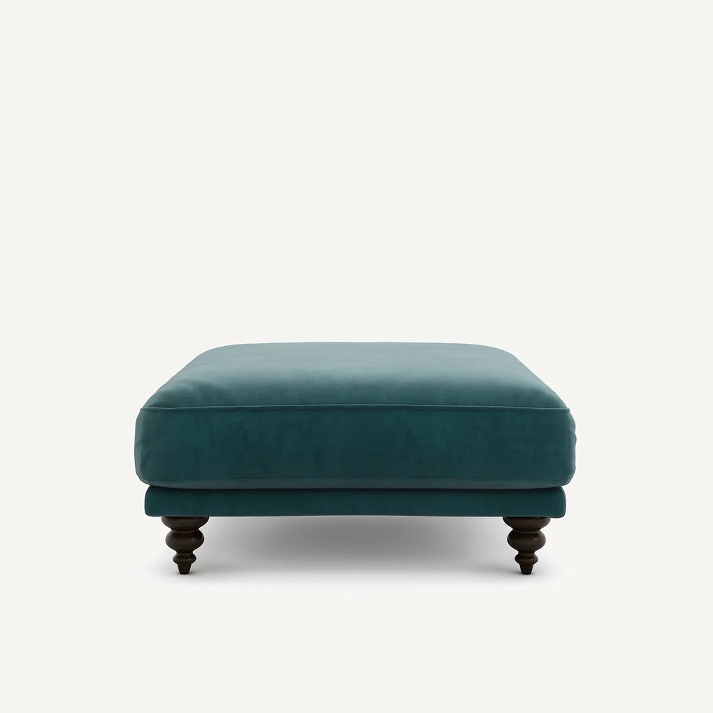 Voetenbank in fluweel, Lazare