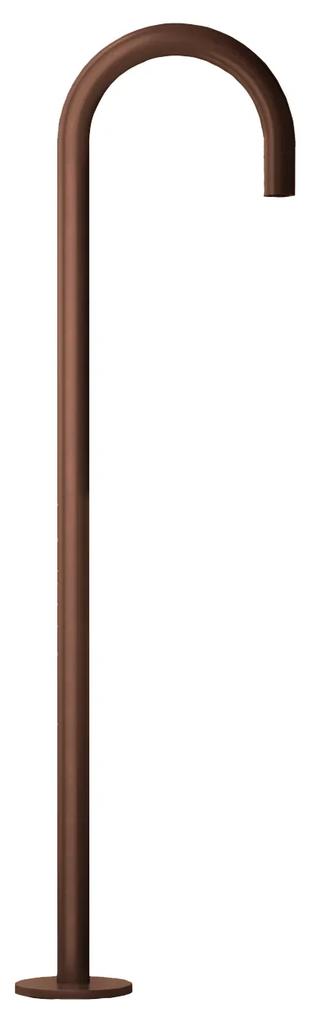 Baduitloop Hotbath Cobber Vrijstaand 106 cm Geborsteld Koper PVD