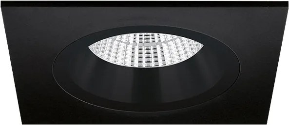 Milano - Inbouwspot Zwart Vierkant - Verdiept - 1 Lichtpunt - 93x93mm | LEDdirect.nl