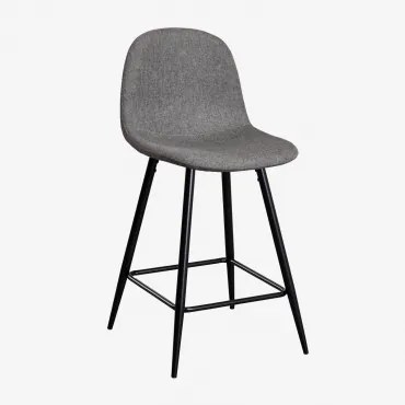 Verpakking Van 4 Glamm Hoge Krukken Grijs – Antraciet & ↑65 Cm & Zwart - Sklum
