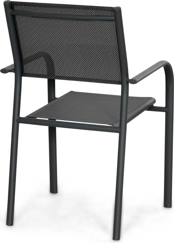 Tuinset 4 personen 200 cm Aluminium Grijs Presto Brentino/Brookline