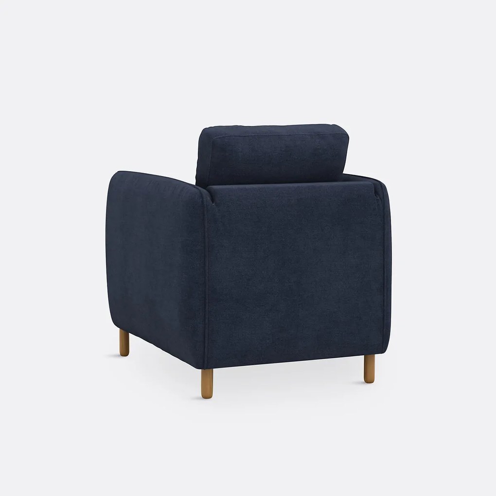 Fauteuil mêlee polyester, Loméo