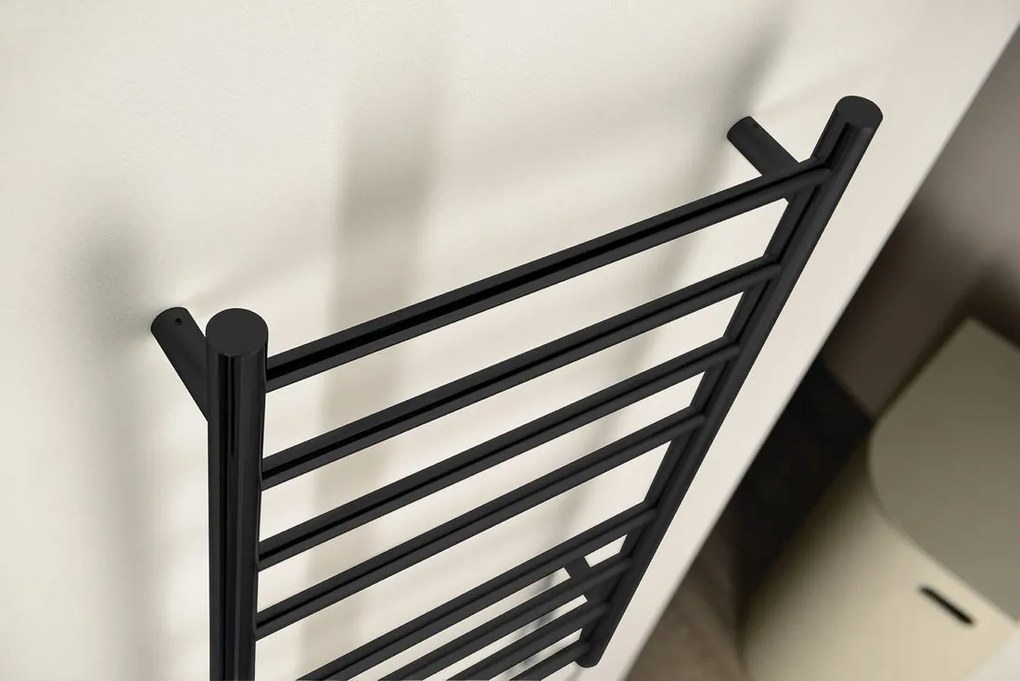 Sapho Redondo elektrische radiator 50x90cm 75W zwart mat