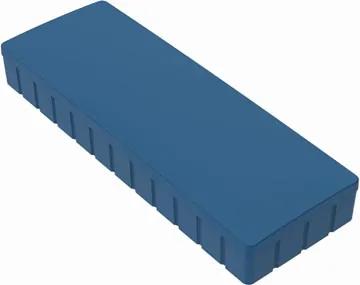 Magneet solid, ft 54 x 19 mm, blauw, doos van 10 stuks
