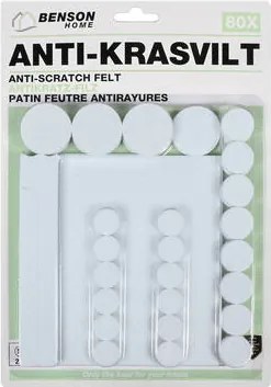 Benson Antikrasvilt set 80 dlg wit
