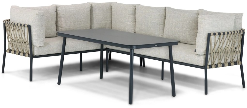 Dining Loungeset 7 personen Aluminium/rope Grijs Lifestyle Garden Furniture Cordani