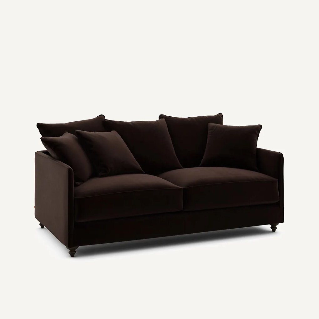 Omvormbare compacte bank in fluweel, Lazare