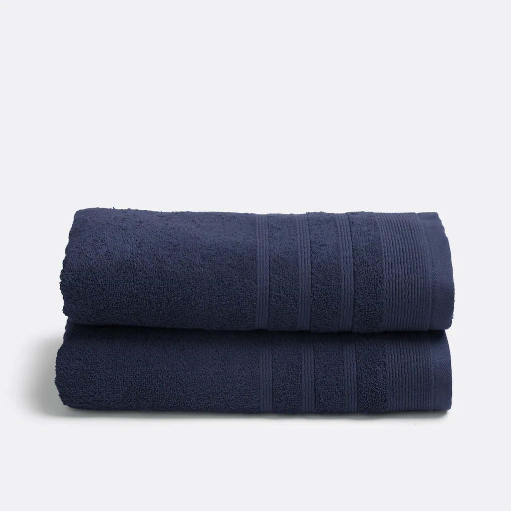 Set van 2 handdoeken in badstof 600 g/m2, Zavara