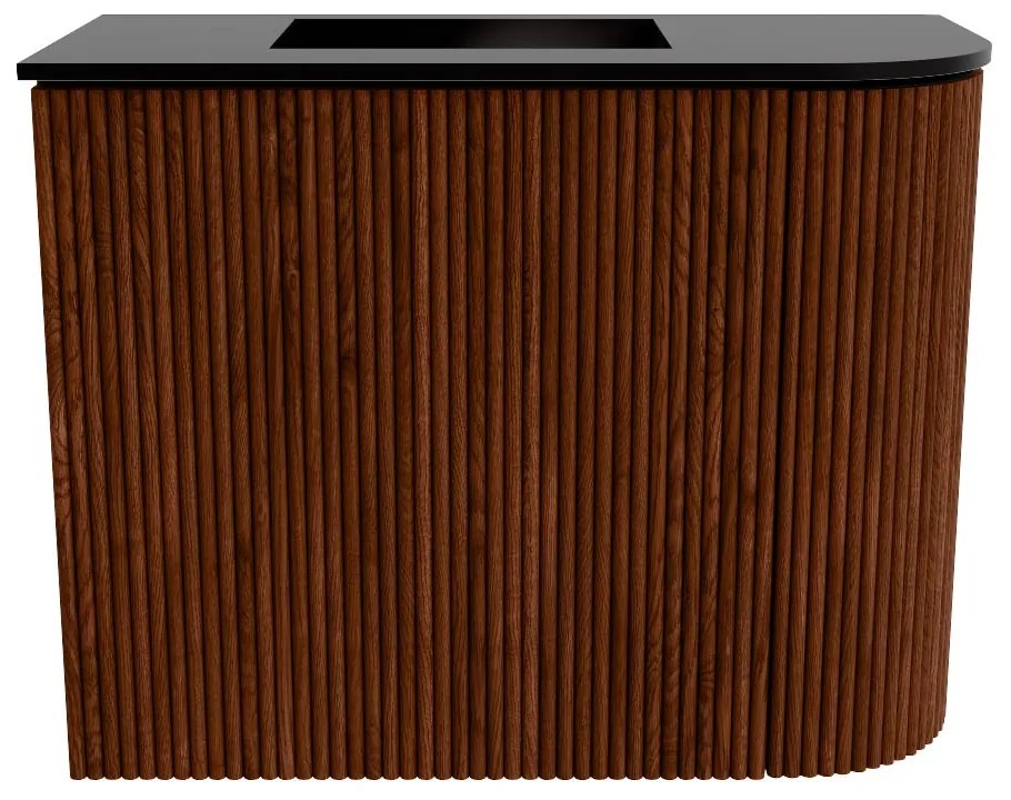 Mondiaz Joya 50cm toiletmeubel ronding rechts ruby met wastafel faye links zonder kraangat urban