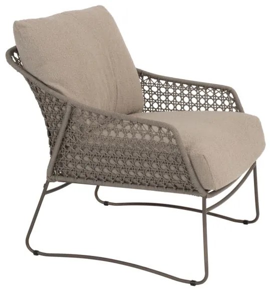 4 Seasons Outdoor Moretti loungestoel terre  Loungestoel    bruin weerbestendig