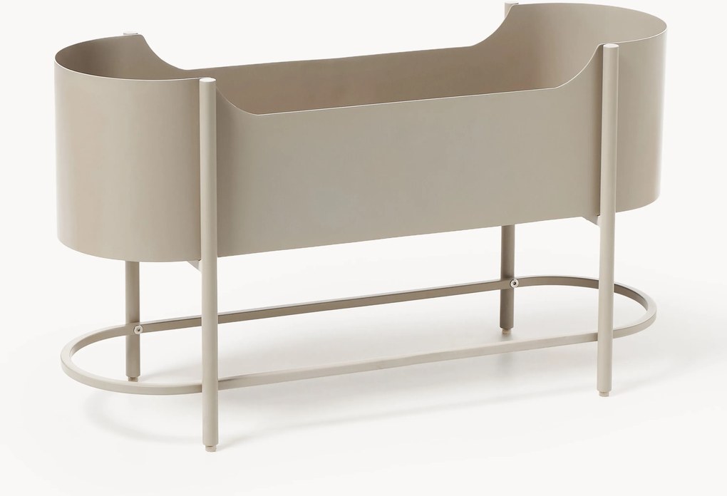 Metalen plantenbak Taru, H 45 cm