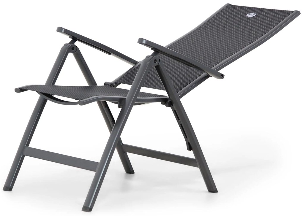 Tuinset 6 personen 240 cm Aluminium/Textileen Grijs Hartman Royal